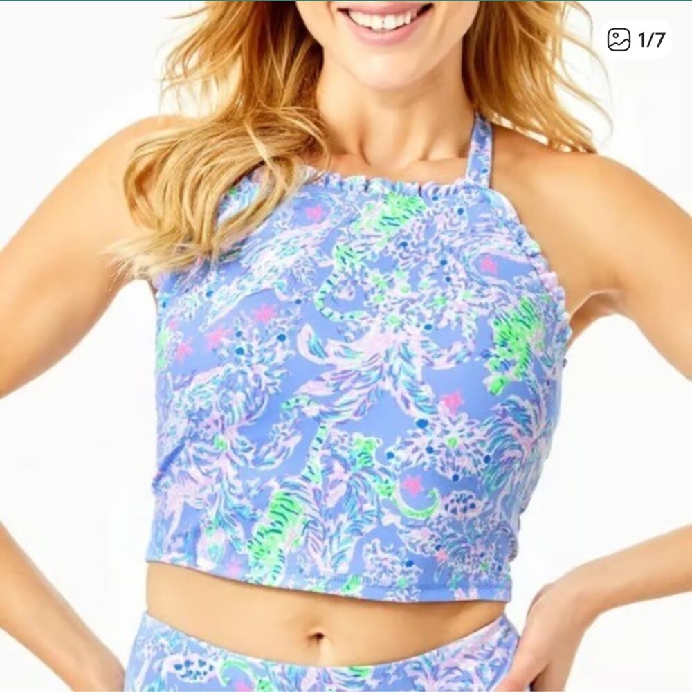 Lilly Pulitzer Luxletic Leticia Bra Tank Top size medium‎